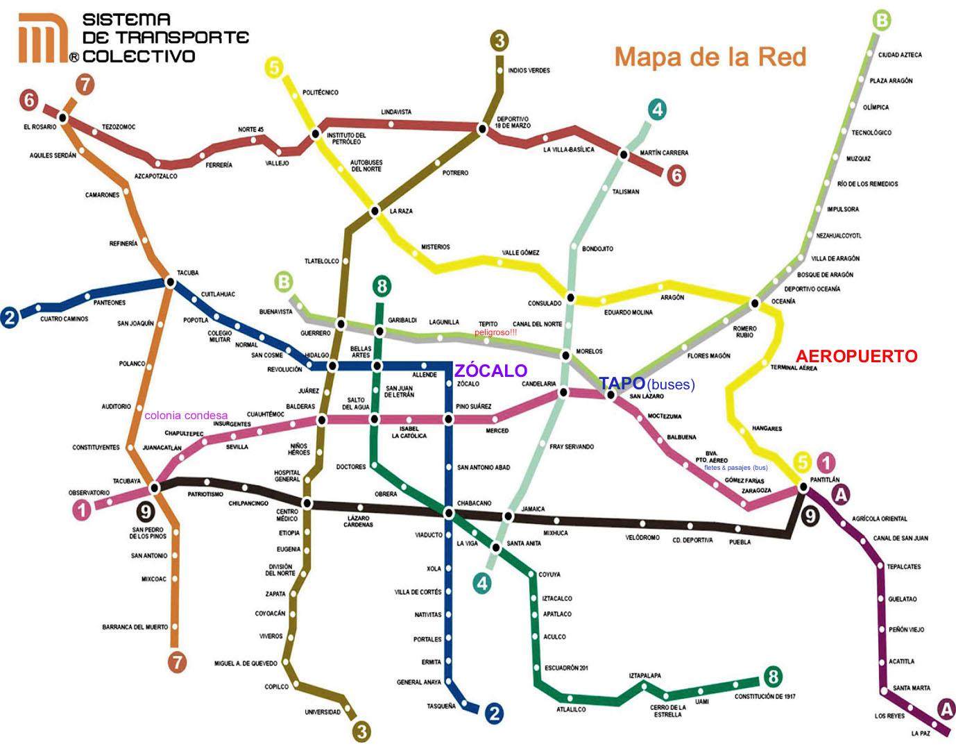 Mapas Del Metro Y Metrobus De La Cdmx Df Lineas Y Estaciones – Howtodoes