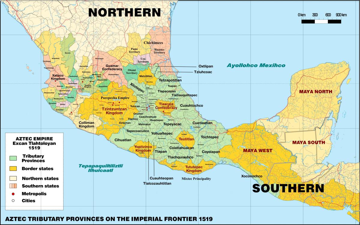 tenochtitlan México mapa