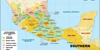 Tenochtitlan México mapa