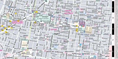 Mapa de callejero de la Ciudad de México