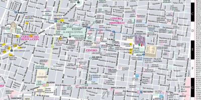 Mapa de callejero de la Ciudad de México