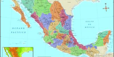 Mapa de la Ciudad de México, código postal