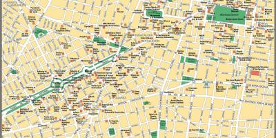 Mapa de la Ciudad de México puntos de interés
