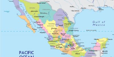 Mapa de la Ciudad de México estado