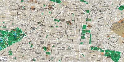 Mapa de calle de la Ciudad de méxico